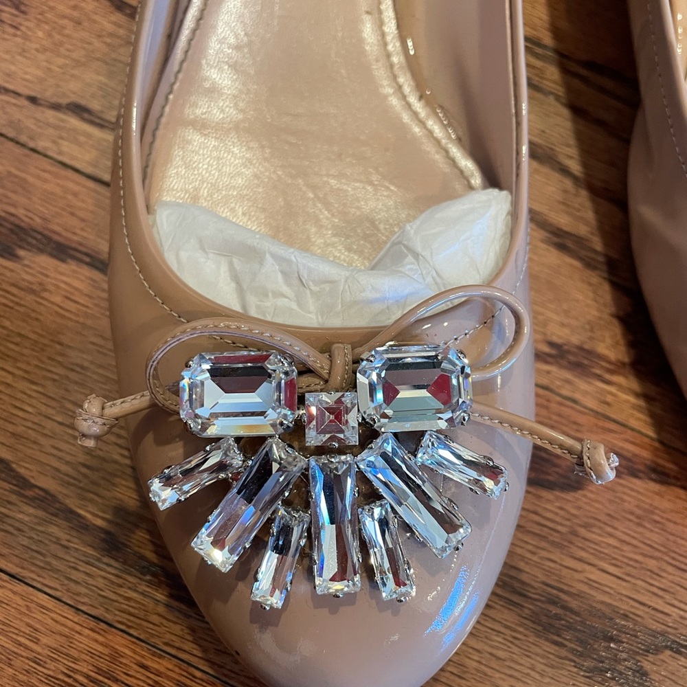 MIU MIU ballerina flats with jewels size 40 Made in Italy - Picture 11 of 16
